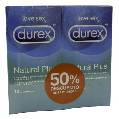 Durex Natural Plus Duplo 12uds